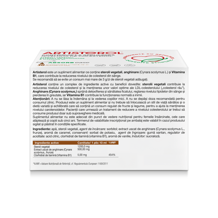 Artisterol, aroma Caramel, 30 plicuri, Zentiva 780275