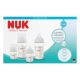 Set 4 biberoane din sticla Perfect Match, 0-3 luni, Nuk 780314