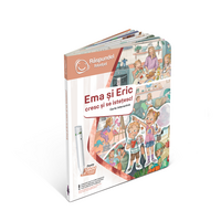 Carte interactiva, Ema si Eric cresc si se istetesc, 3 ani+, Raspundel Istetel