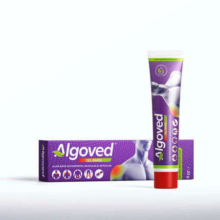 Gel rapid pentru disconfortul muscular si articular, 30 g, Algoved 780572