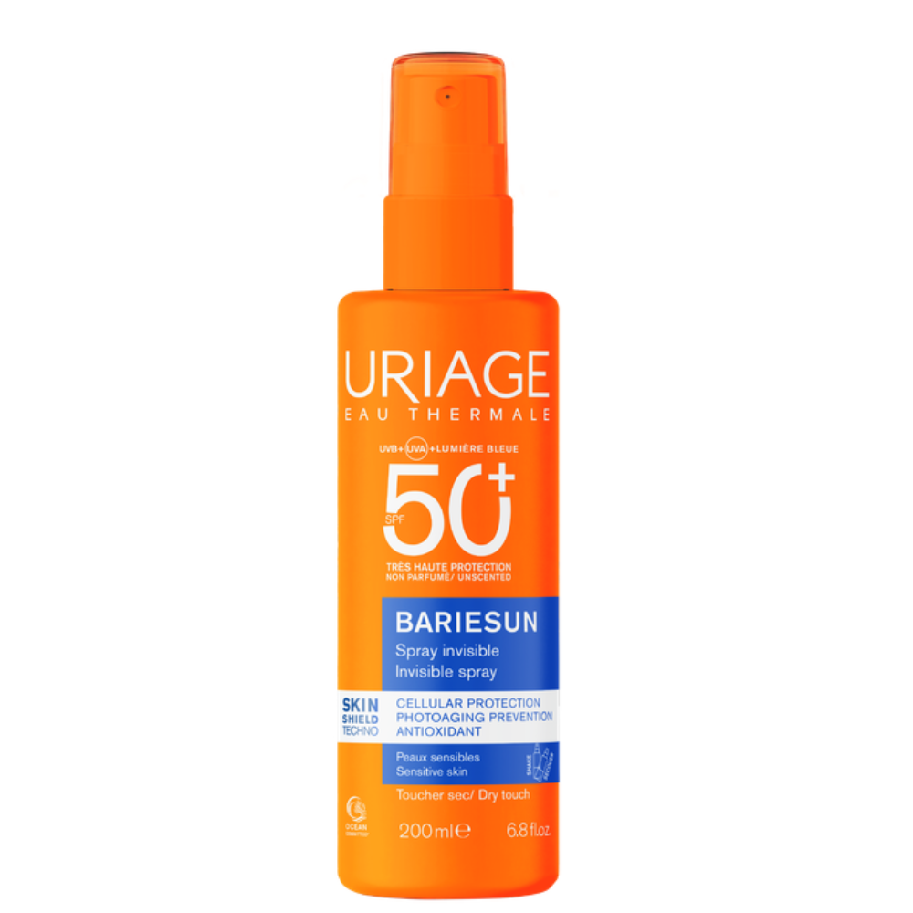 Spray invizibil SPF 50+ fara parfum, 200 ml, Uriage