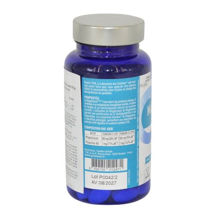 Magneziu Bisglicinat 360 mg + Vitamina B6, 60 comprimate, Granions 780797