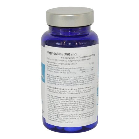 Magneziu Bisglicinat 360 mg + Vitamina B6, 60 comprimate, Granions 780798