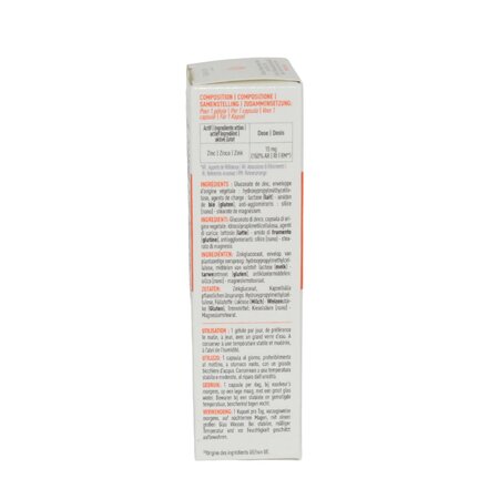 Zinc Gluconat, 15 mg, 60 capsule, Granions 780805