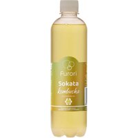 Bautura carbogazoasa pe baza de ceai Kombucha, Soc, 500 ml, Furori