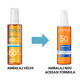 Ulei uscat cu SPF 50+ Bariesun, 200 ml, Uriage 780816