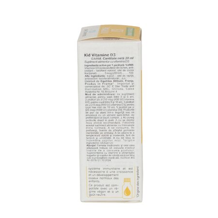 Picaturi cu Vitamina D3 pentru copii, 20 ml, Granions 780906