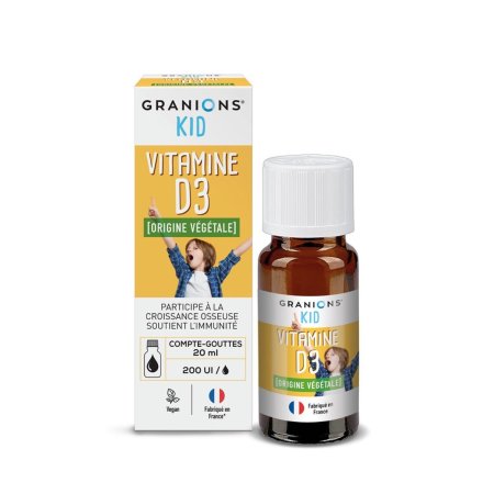 Picaturi cu Vitamina D3 pentru copii, 20 ml, Granions