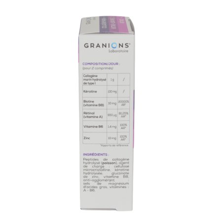 Complex pentru piele, par si unghii Complexe Beaute, 60 comprimate, Granions 780995