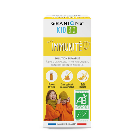 Sirop de imunitate pentru copii, Banana, 125 ml, Granions