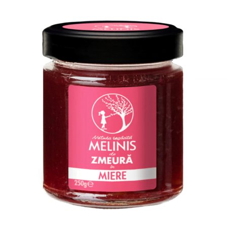 Delicatesa din miere si zmeura cruda pasta, 250 g, Melinis