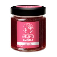Delicatesa din miere si zmeura cruda pasta, 250 g, Melinis