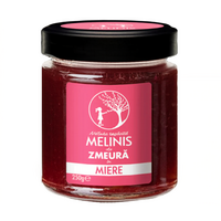 Delicatesa din miere si zmeura cruda pasta, 250 g, Melinis