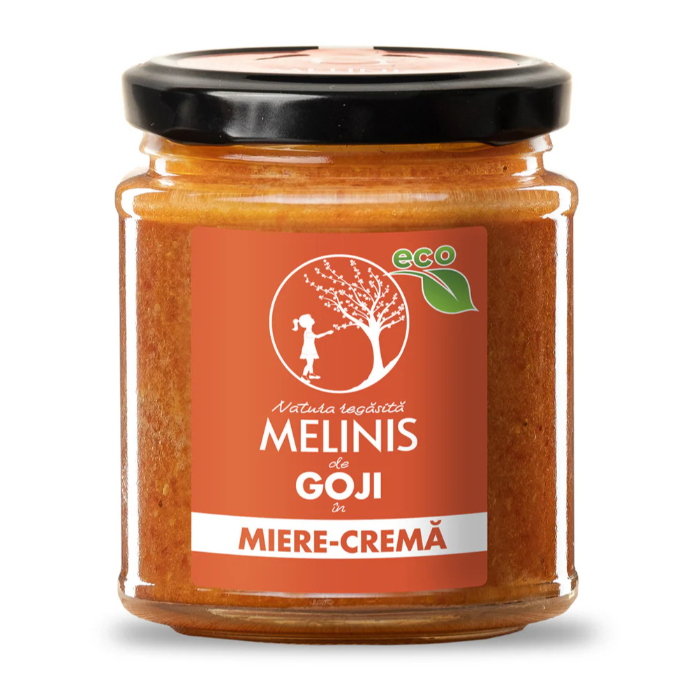 Delicatesa din miere Bio si goji, 250 g, Melinis