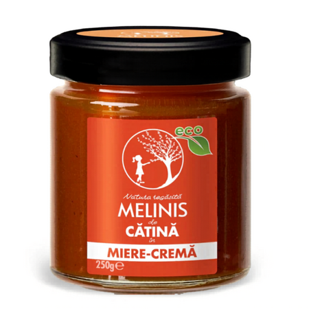 Delicatesa din miere Bio si catina cruda pasta, 250 g, Melinis