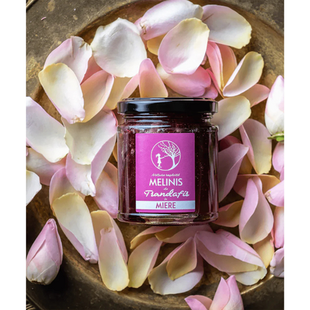 Delicatesa din miere Bio si petale de trandafiri, 250 g, Melinis 780997