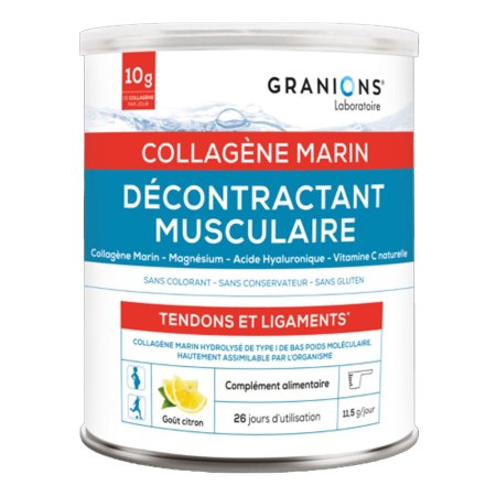 Pudra cu colagen marin Decontractant musculaire, 300 g, Granions