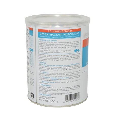 Pudra cu colagen marin Decontractant musculaire, 300 g, Granions 781084