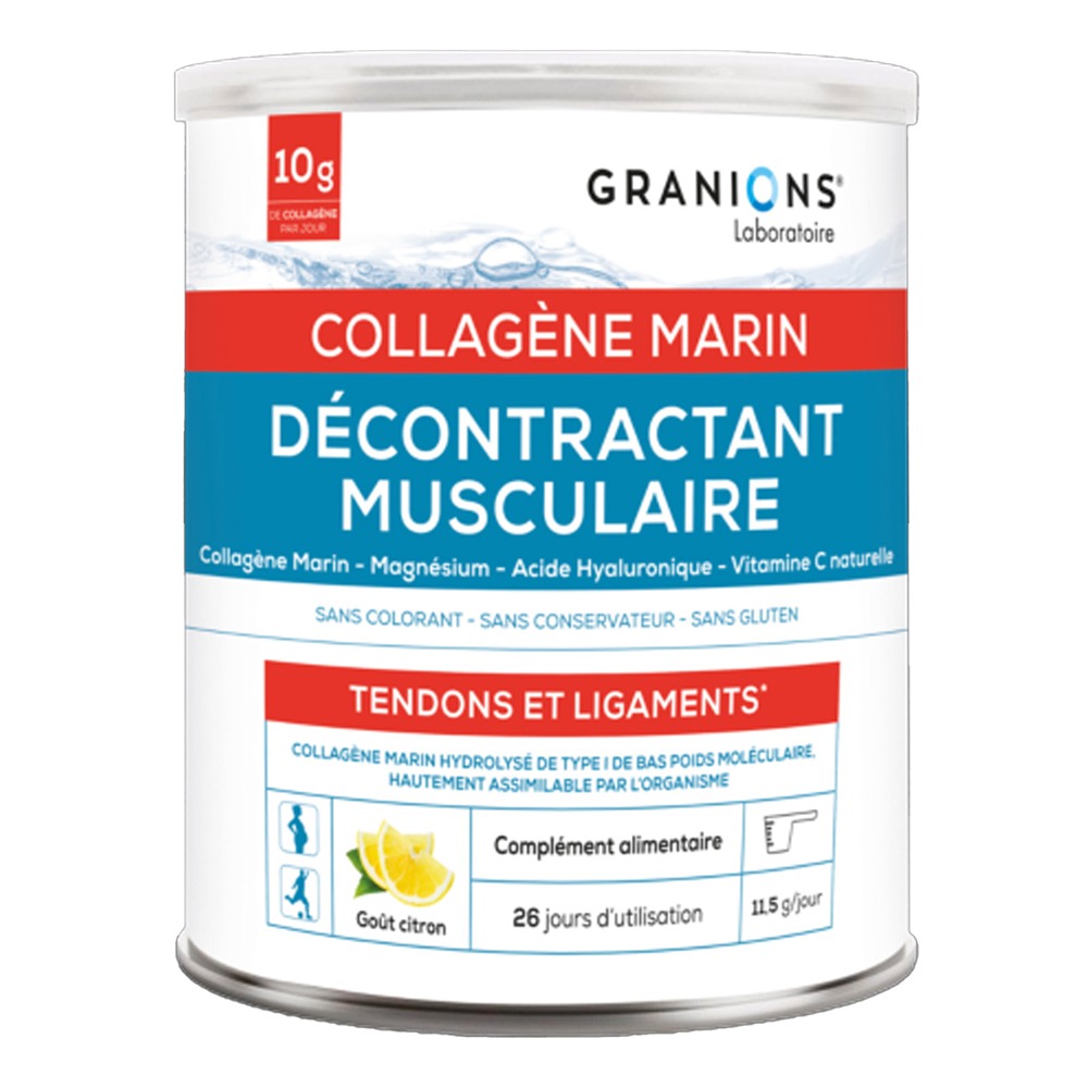 Pudra cu colagen marin Decontractant musculaire, 300 g, Granions