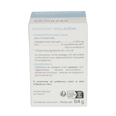Colagen cu adaos de zinc Collagene, 2500 mg, 60 comprimate, Granions 781110