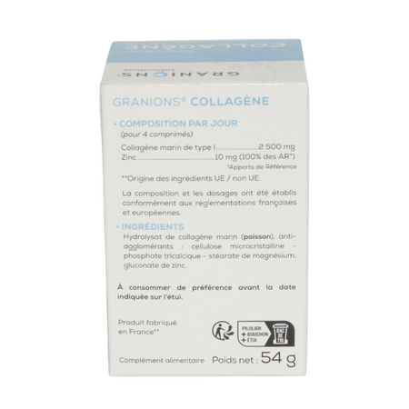 Colagen cu adaos de zinc Collagene, 2500 mg, 60 comprimate, Granions 781110