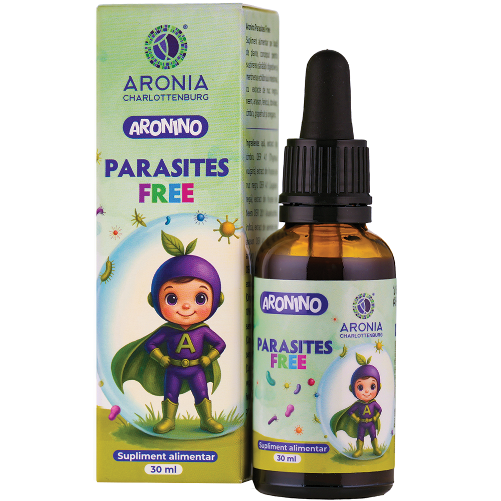 Picaturi pentru copii Parasites Free Aronino, + 3 ani, 30 ml, Aronia Charlottenburg