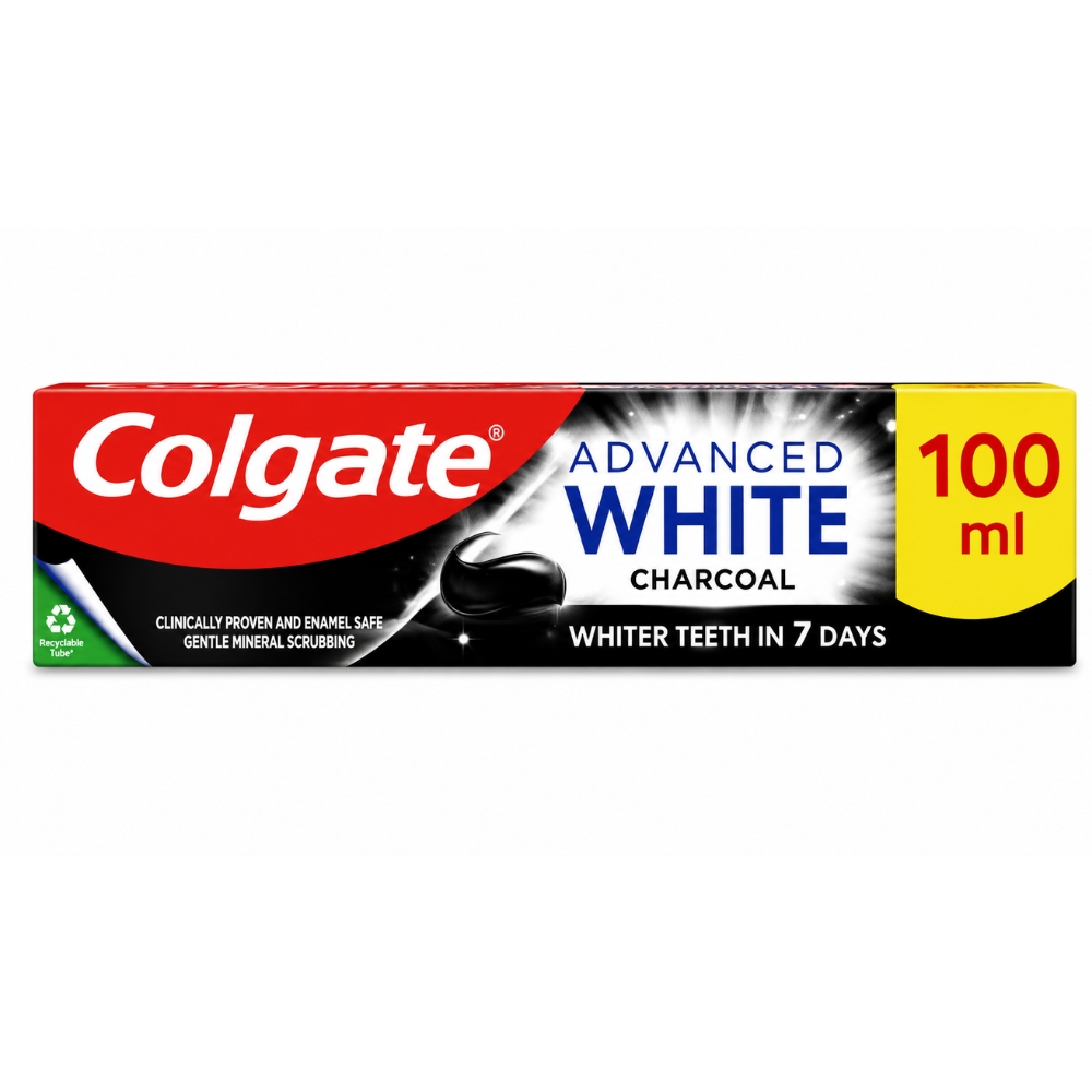 Pasta de dinti Advance White Charcoal, 100 ml, Colgate