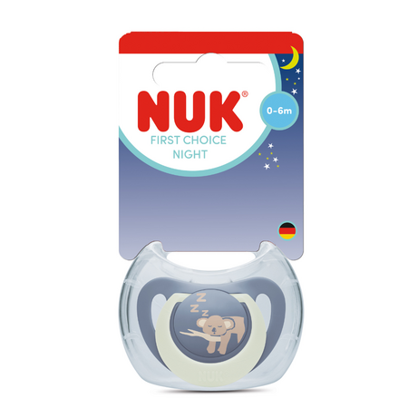 Suzeta First Choice Night, Albastru, 0-6 luni, Nuk 788133