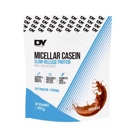 Proteina din lapte cu eliberare lenta Micellar Casein, Ciocolata, 907 g, DY Nutrition