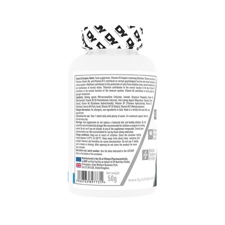 Vitamina B complex, 100 tablete, DY Nutrition 781510