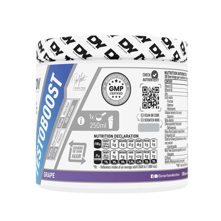 Testoboost metabolic, Struguri, 270 g, DY Nutrition 781518