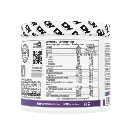 Testoboost metabolic, Struguri, 270 g, DY Nutrition 781519