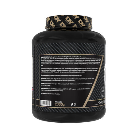 Proteina din zer Shadowhey Isolate, Strawberry - Banana, 2000 g, DY Nutrition 781565