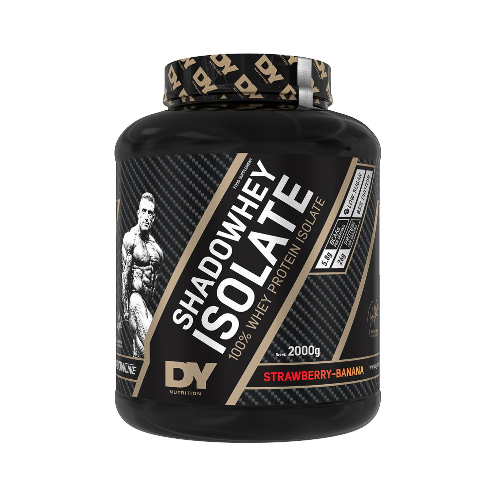 Proteina din zer Shadowhey Isolate, Strawberry - Banana, 2000 g, DY Nutrition