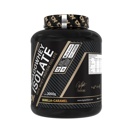 Proteina din zer Shadowhey Isolate, Vanilla Caramel, 2000 g, DY Nutrition 781605