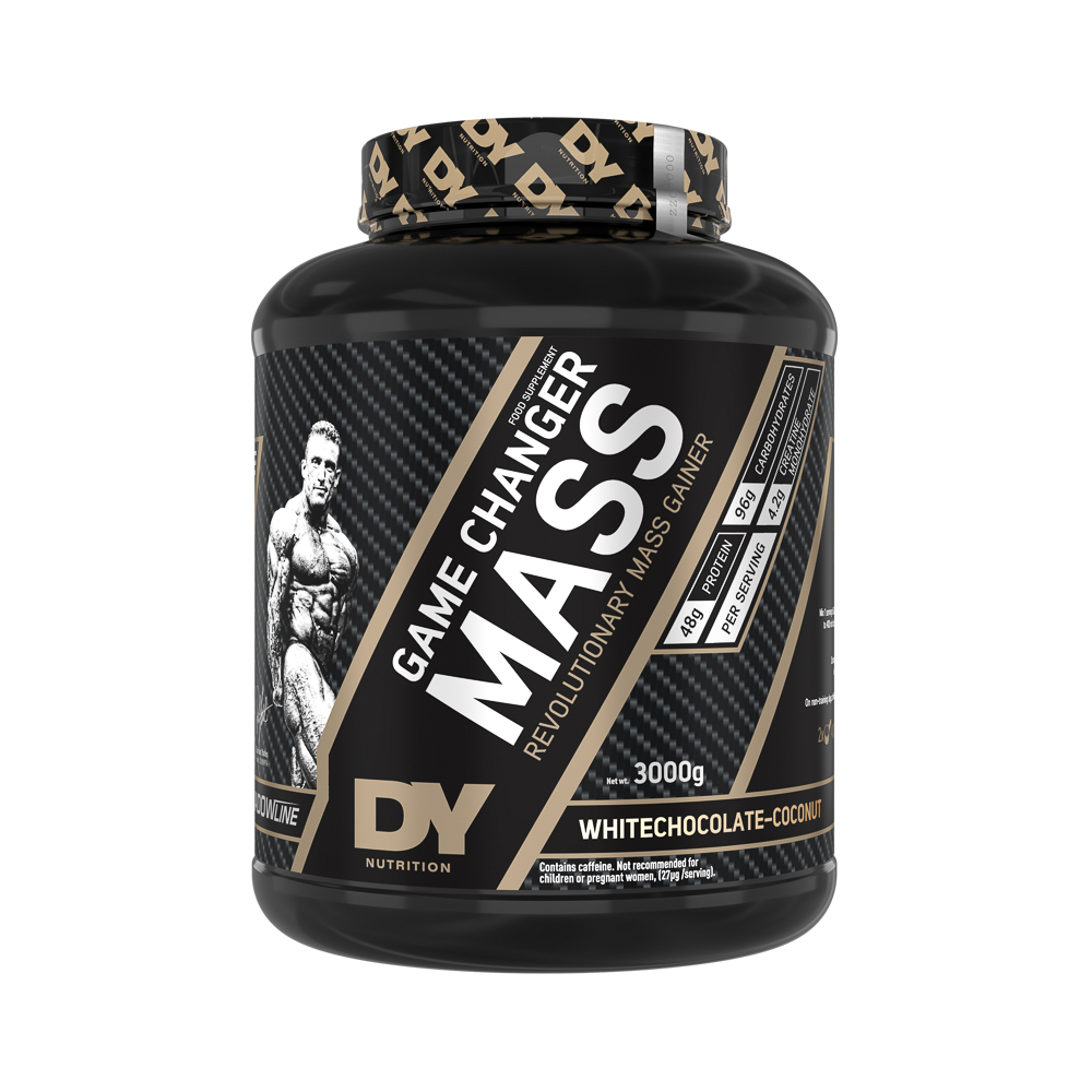 Game Changer Mass, White Chocolate & Coconut, 3000 g, DY Nutrition
