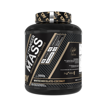 Game Changer Mass, White Chocolate & Coconut, 3000 g, DY Nutrition 781611