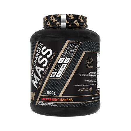 Game Changer Mass, Strawberry & Banana, 3000 g, DY Nutrition 781633