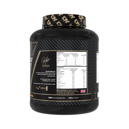 Game Changer Mass, Strawberry & Banana, 3000 g, DY Nutrition 781634