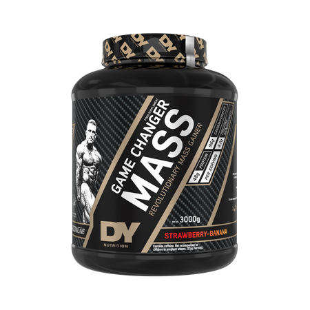 Game Changer Mass, Strawberry & Banana, 3000 g, DY Nutrition