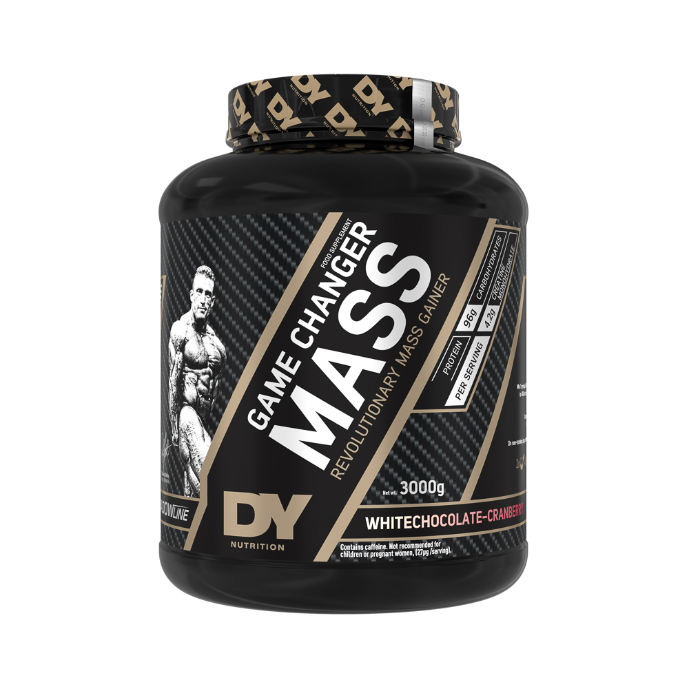 Game Changer Mass, White Chocolate & Cranberry, 3000 g, DY Nutrition