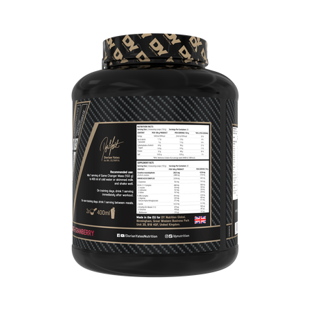 Game Changer Mass, White Chocolate & Cranberry, 3000 g, DY Nutrition 781667