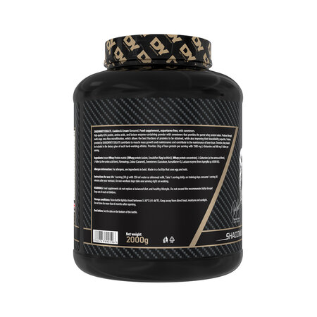 Proteina din zer Shadowhey Isolate, Cookies and Cream, 2000 g, DY Nutrition 781675