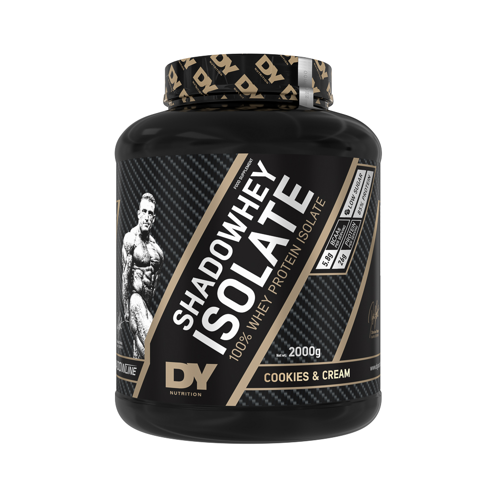 Proteina din zer Shadowhey Isolate, Cookies and Cream, 2000 g, DY Nutrition