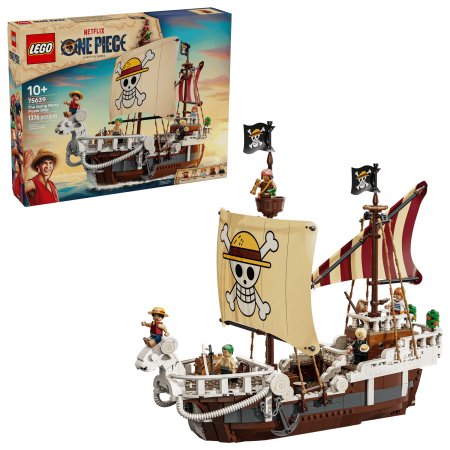 Corabia de pirati Fasneata Merry, 10 ani+, 75639, 1376 piese, Lego One Piece