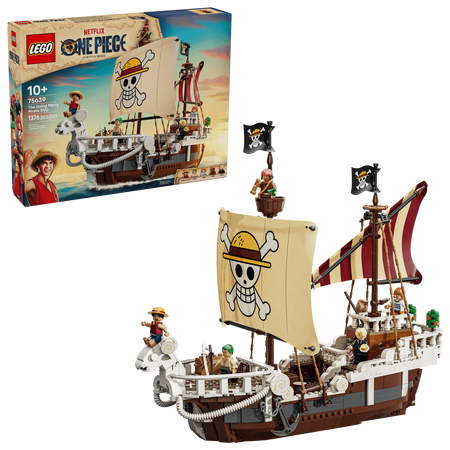 Corabia de pirati Fasneata Merry, 10 ani+, 75639, 1376 piese, Lego One Piece