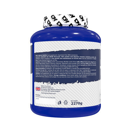 Proteina din zer Whey Complex Tempro, Chocolate Hazelhut Ice Cream, 2270 g, DY Nutrition 781749