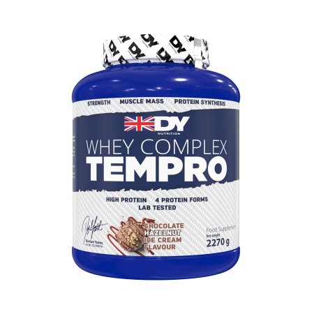 Proteina din zer Whey Complex Tempro, Chocolate Hazelhut Ice Cream, 2270 g, DY Nutrition