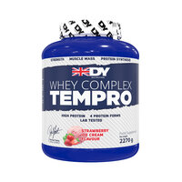 Proteina din zer Whey Complex Tempro, Strawberry Ice cream, 2270 g, DY Nutrition