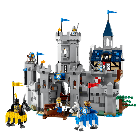 Castel medieval cu cai si cavaleri, 9 ani+, 31168, 1371 piese, Lego Creator 3in1 781807